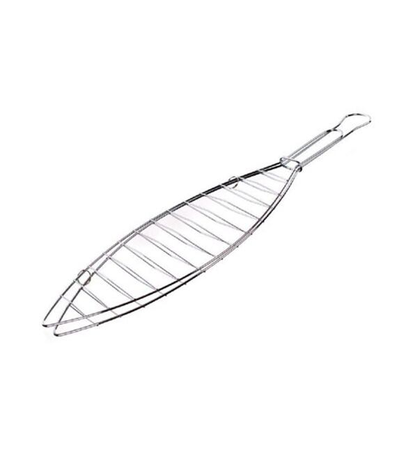 Ruszt do grillowania ryb BBQ - 30 x 10,5 x 42 cm