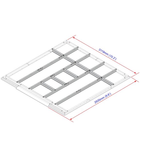 Profile podłogowe do domków 9,7 m² DURAMAX 57212
