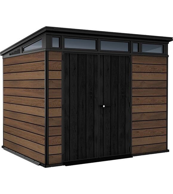 Pent Signature Horizontal Domek ogrodowy 9x7, 279 x 226 x 216 cm, brązowy KETER 259818