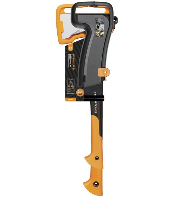 Zestaw Siekiera rozłupująca (M) X24 + maczeta WoodXpert™ XA3 FISKARS 1075461