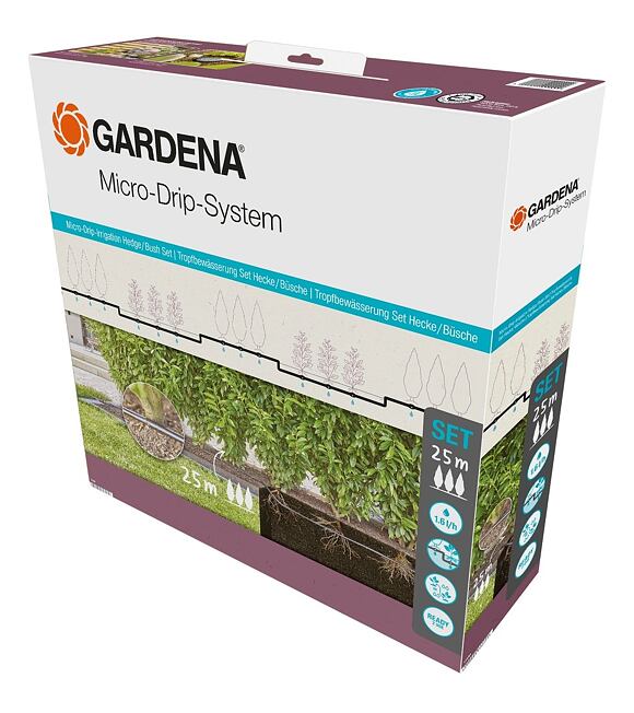 MDS Zestaw startowy do żywopłotów/krzewów 25 m GARDENA 13500-20