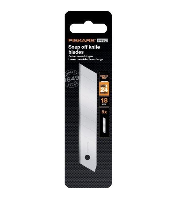 CarbonMax™ Ostrza do noża segmentowego 18 mm, 5 szt. FISKARS 1027232