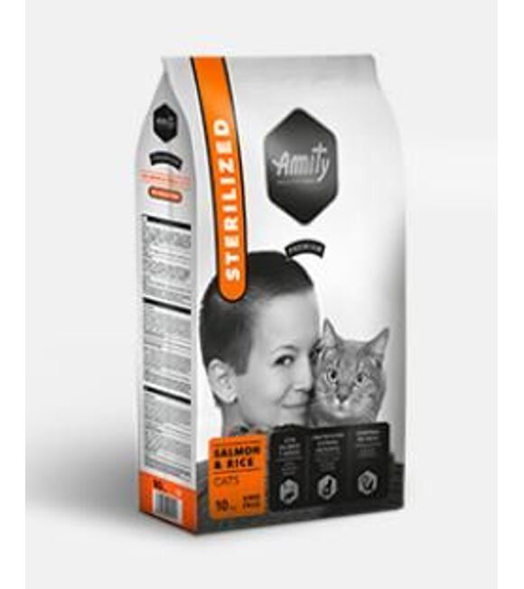 Premium cat STERILISED Karma dla kotów 1,5kg - łosoś AMITY 2101121