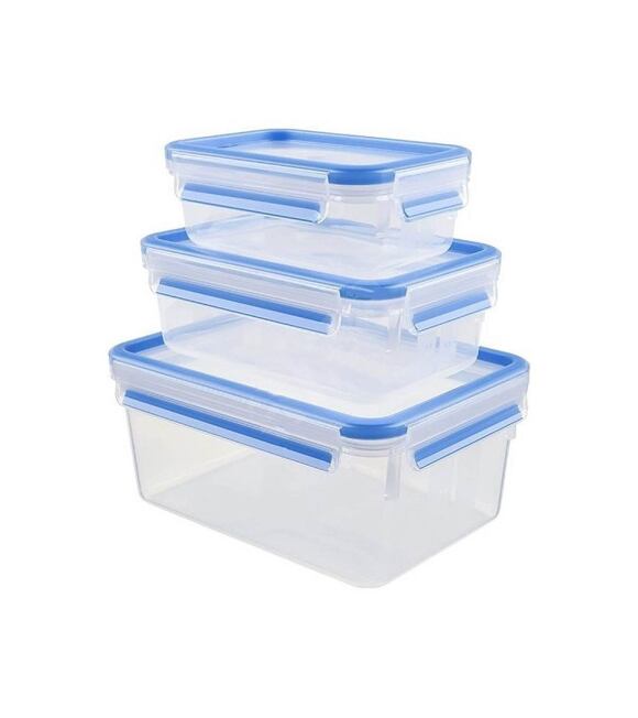 Master Seal FRESH zestaw 3 pojemników prostokątnych 0,55/1,0/2,30 L TEFAL K3028912