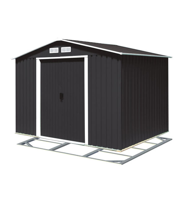 Titan Eco Domek ogrodowy 4,7 m² + konstrukcja podłogowa, antracyt DURAMAX 61151 + 57100