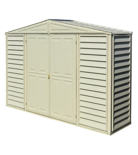 SidePro Domek ogrodowy 319 x 233 x 85 cm, winylowy, beżowy DURAMAX 98001