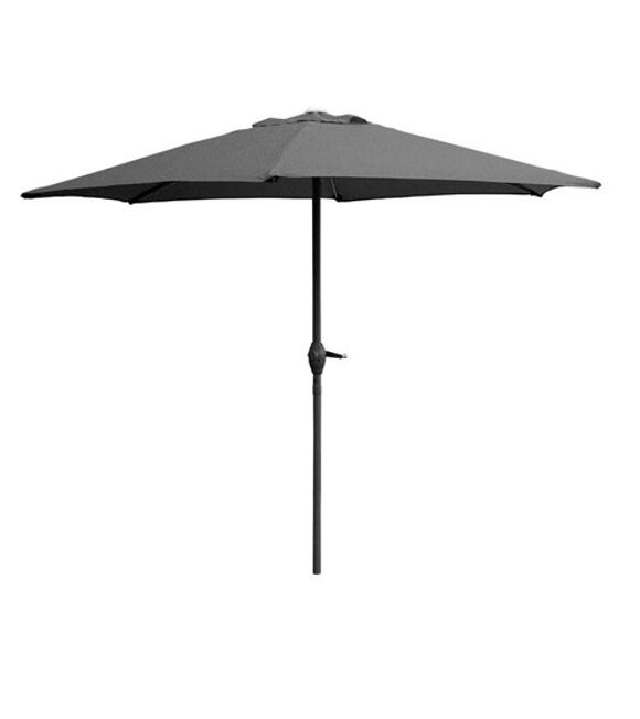 Parasol z korbką 230 cm - Antracyt 50EAU003AT