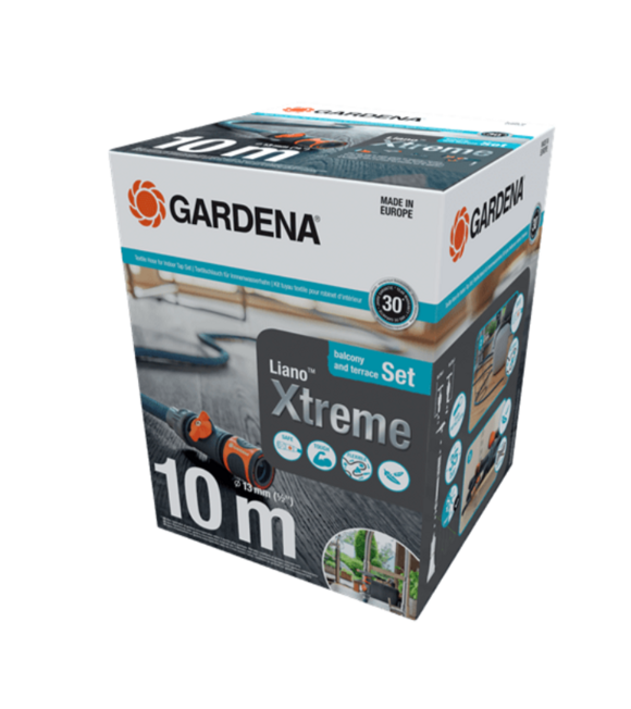Liano™ Xtreme Wąż tekstylny 10 m z adapterem do kranów wewnętrznych GARDENA 18490-20