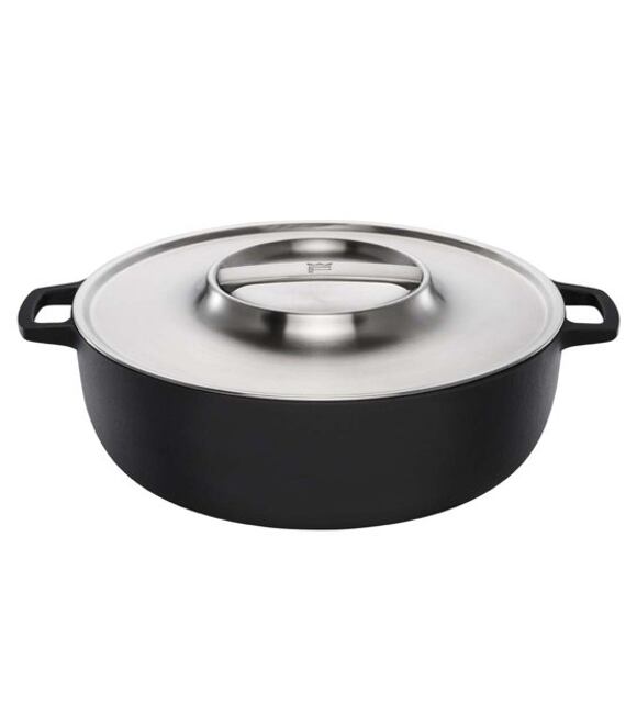 Garnek z serii Norden Grill chef z pokrywką, żeliwny FISKARS 1066430
