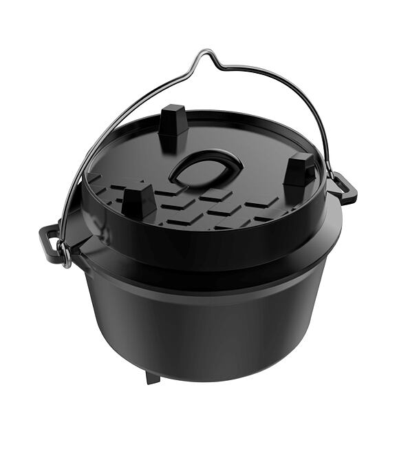 Dutch Oven S Żeliwny garnek z pokrywką, 4 l TEPRO 8231
