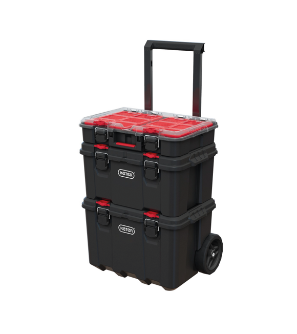 Stack'N'Roll System mobilny - zestaw 3 etui KETER 17210365