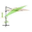 Tucson Parasol wiszący 300 × 300 cm, antracyt HAPPY GREEN 50461100A