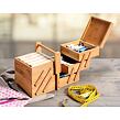 Organizer na akcesoria do szycia, 29 x 19 x 16,5 cm, bambus KESPER 58710