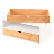 Organizer z dwoma przegródkami, 33 x 21 x 13,5 cm, bambus KESPER 58955