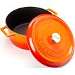 Garnek Ø 32 cm, 9,8 l, żeliwny, pomarańczowy LAVA METAL LVYTC32K2OR