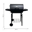 Barrel 550 Grill węglowy beczkowy LANDMANN 13657