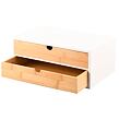 Organizer z dwoma przegródkami, 33 x 21 x 13,5 cm, bambus KESPER 58955