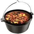 Dutch Oven L Żeliwny garnek z pokrywką, 12 l TEPRO 8233N