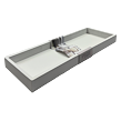 Taca prostokątna drewniana biała 40 x 14 cm Prodex 670700