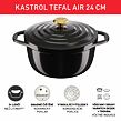 Zapiekanka z pokrywką 24 cm Air szary Tefal E2554655