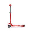 Mini deluxe hulajnoga LED czerwona Micro MMD052