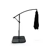 Hook Parasol z obciążeniem Ø 3 m, czarny NOELA 3457094 + 3457097