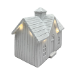Domek z wieżą LED biały 15 x 14 cm Prodex A00546