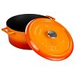 Garnek Ø 32 cm, 9,8 l, żeliwny, pomarańczowy LAVA METAL LVYTC32K2OR