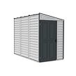 SideMate Plus Domek ogrodowy 188 x 123 x 242 cm, winylowy, szary/antracyt DURAMAX 36625