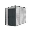 SideMate Plus Domek ogrodowy 188 x 123 x 242 cm, winylowy, szary/antracyt DURAMAX 36625