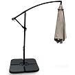 Hook Parasol bez obciążników Ø 3 m, beżowy NOELA 3457095