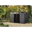 Pent Signature Domek ogrodowy 11x7, 342 x 226 x 216 cm, szary KETER 259824