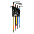Zestaw kolorowych długich kluczy imbusowych TORX® - 9 szt. BAHCO C1997TORX/9P