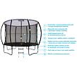 Comfort Trampolina ø 305 cm + siatka ochronna + drabinka MARIMEX 19000095