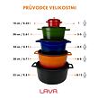 Garnek Ø 10 cm, 0,35 l, żeliwny, czarny LAVA METAL LVYTC10K2B