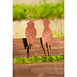 Ozdoba ogrodowa jaskółka 1, 20 x 5 cm, corten CORGARDEN 1044